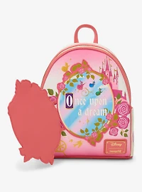 Loungefly Disney Sleeping Beauty Aurora Floral Magnetic Door Mini Backpack - BoxLunch Exclusive