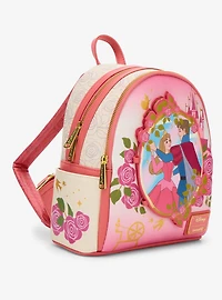 Loungefly Disney Sleeping Beauty Aurora Floral Magnetic Door Mini Backpack - BoxLunch Exclusive