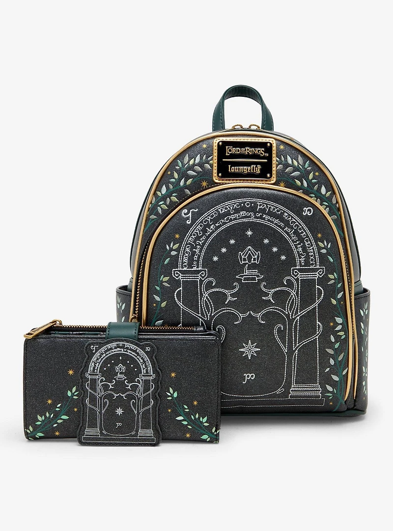 Loungefly The Lord of the Rings Doors of Durin Glow-in-the-Dark Zip Wallet — BoxLunch Exclusive