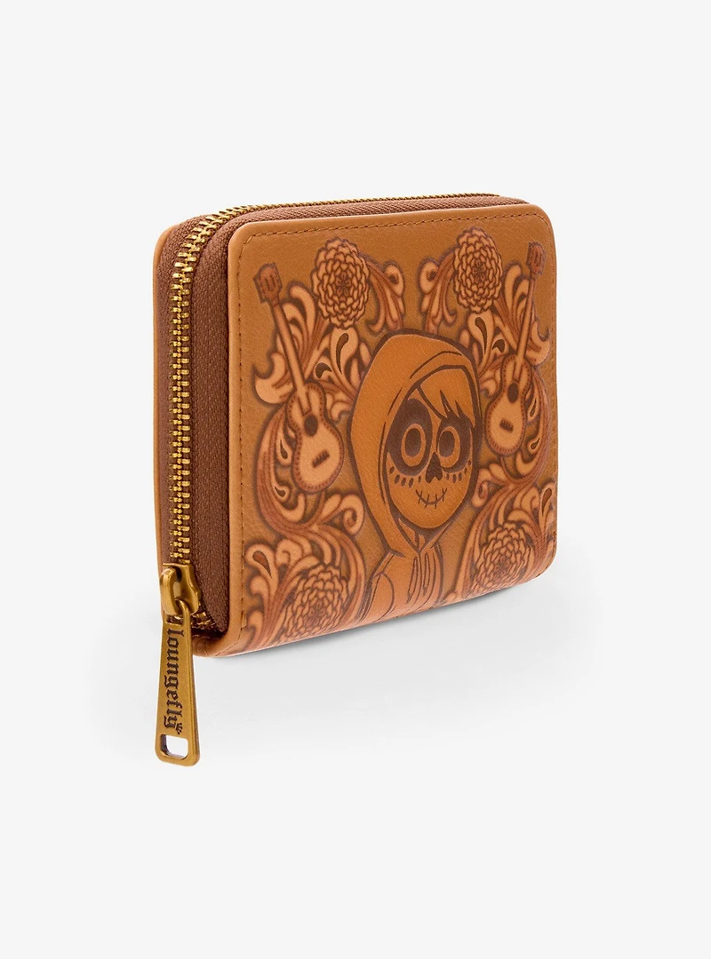 Loungefly Disney Pixar Coco Floral Miguel Tonal Wallet - BoxLunch Exclusive