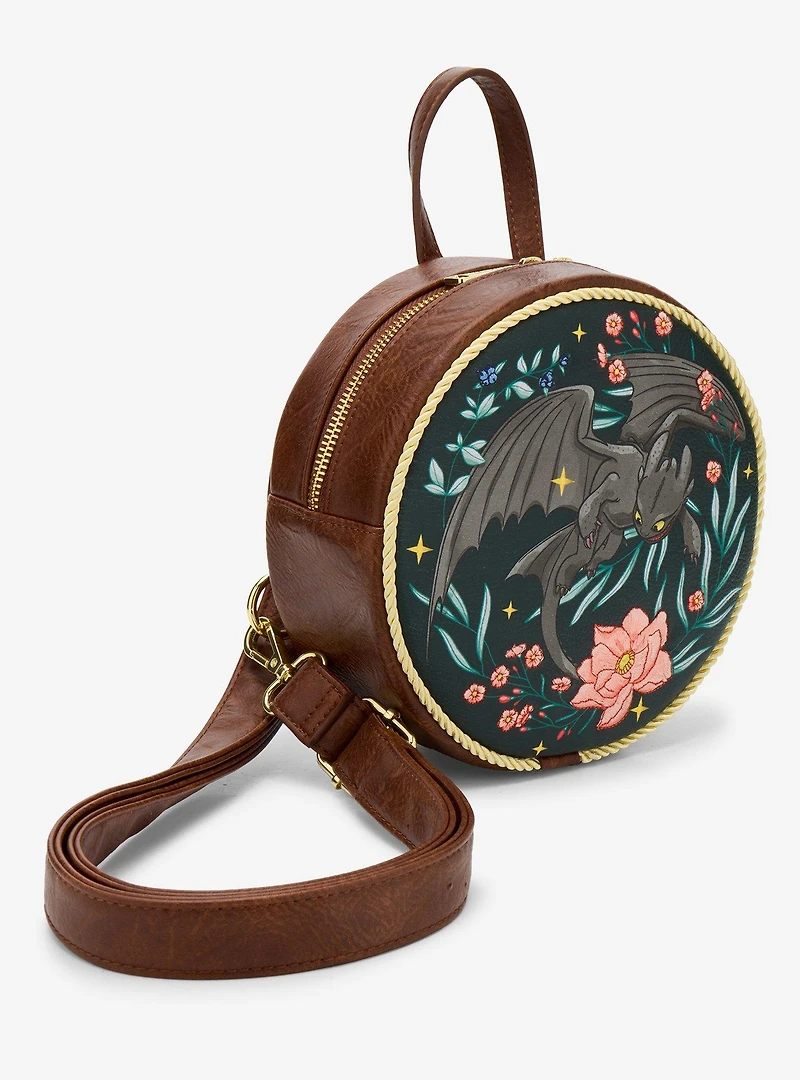 Loungefly DreamWorks How To Train Your Dragon Toothless Floral Mini Backpack - BoxLunch Exclusive