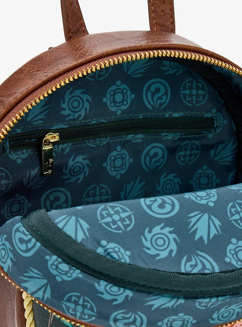 Loungefly DreamWorks How To Train Your Dragon Toothless Floral Mini Backpack - BoxLunch Exclusive