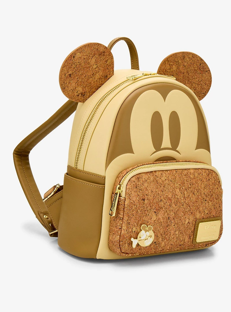 Loungefly Disney Mickey Mouse Corkboard Pin Display Ears Mini Backpack with Pin - BoxLunch Exclusive