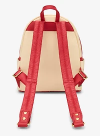 Loungefly Disney Beauty and the Beast Belle Roses Magnetic Door Mini Backpack - BoxLunch Exclusive