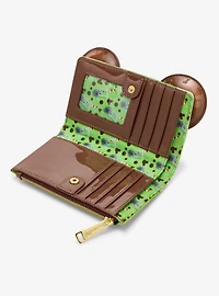Loungefly Disney Mickey Mouse Green Tea Boba Figural Wallet - BoxLunch Exclusive