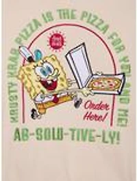 SpongeBob SquarePants Krusty Krab Pizza Logo Women's Plus Cropped Quarter Zip Crewneck - BoxLunch Exclusive
