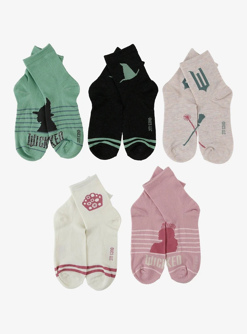 Wicked Icons Quarter Crew Sock Set — BoxLunch Exclusive