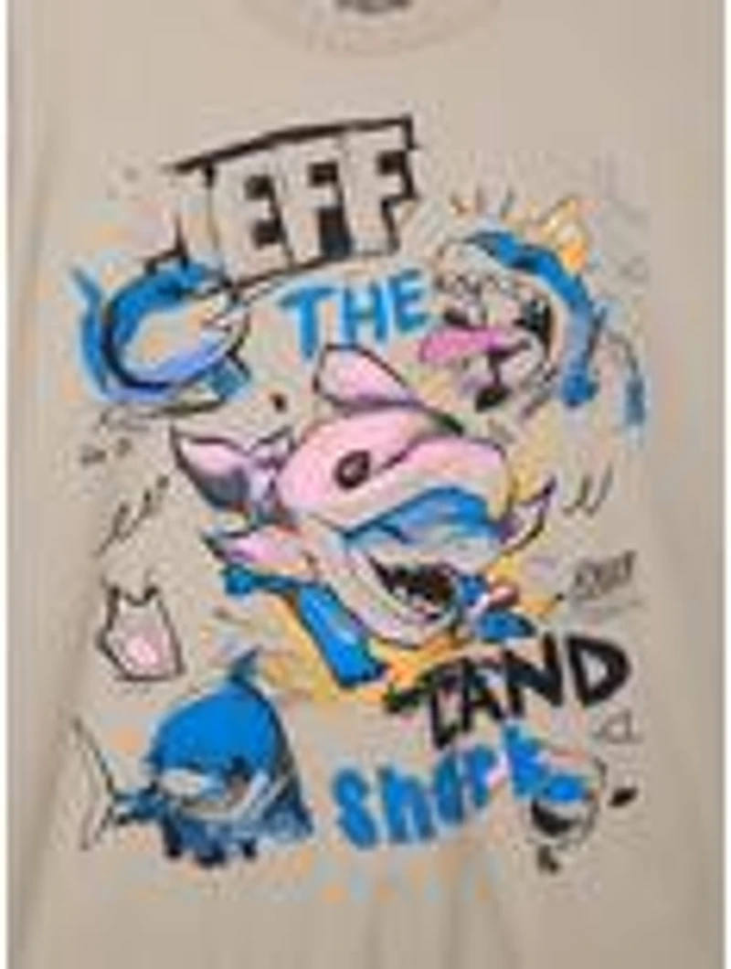 Marvel Rivals Jeff the Land Shark Doodle Portraits Women's Crewneck - BoxLunch Exclusive