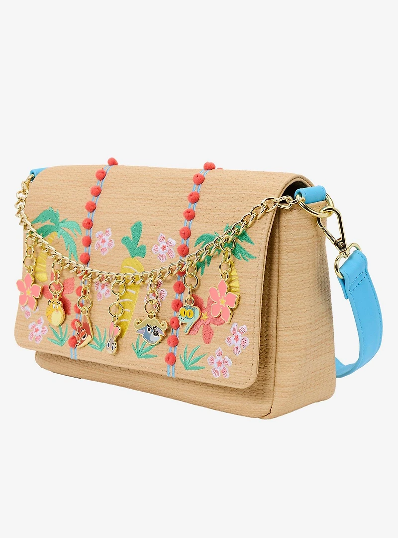 Loungefly Disney Zootopia 2 Tropical Embroidered Crossbody Bag
