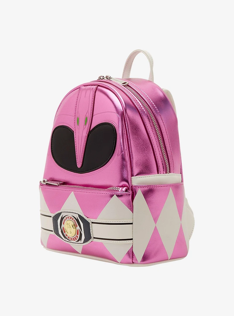 Loungefly Power Rangers Pink Ranger Figural Mini Backpack
