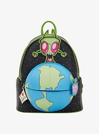 Loungefly Invader Zim Globe Glow-in-the-Dark Mini Backpack