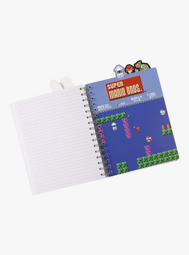 Nintendo Super Mario Bros. Figural Tab Journal and Pen Set - BoxLunch Exclusive
