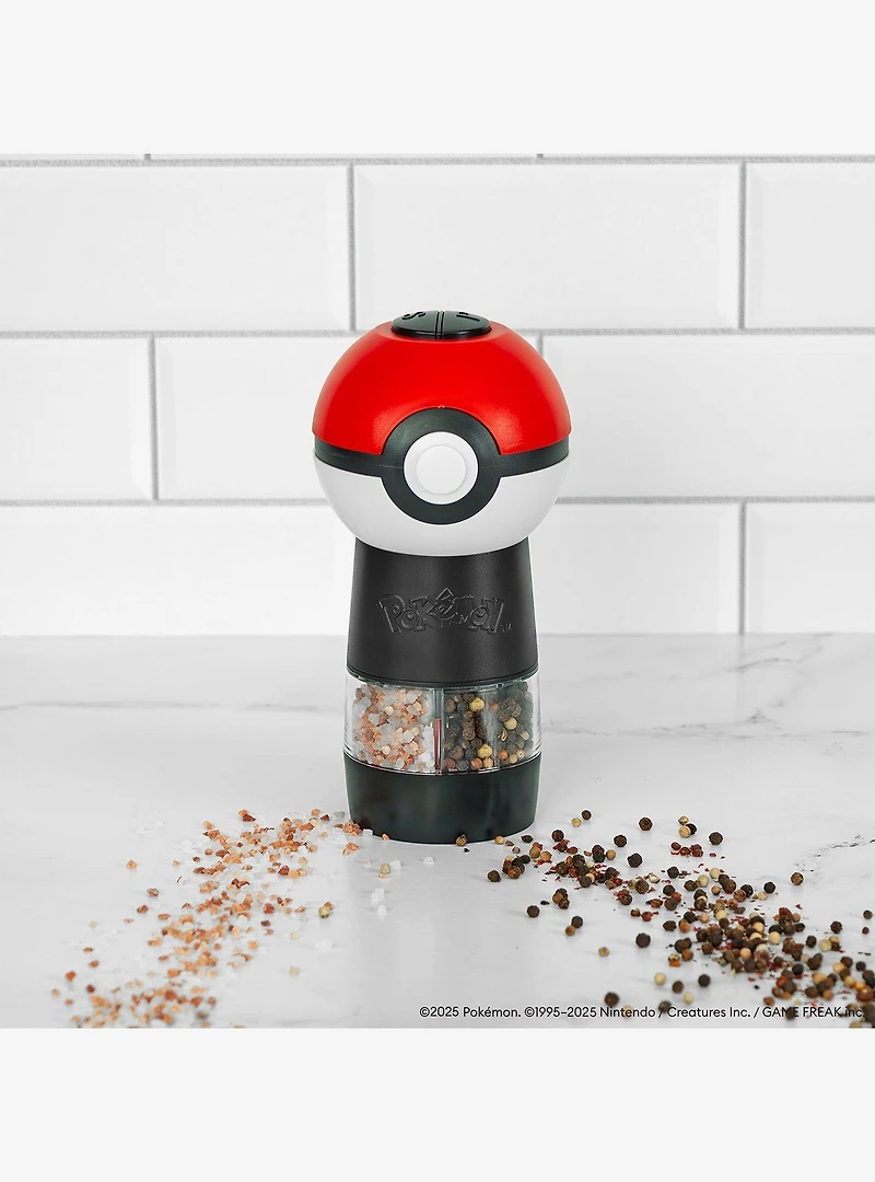 Pokémon Poké Ball Figural Electric Salt & Pepper Grinder