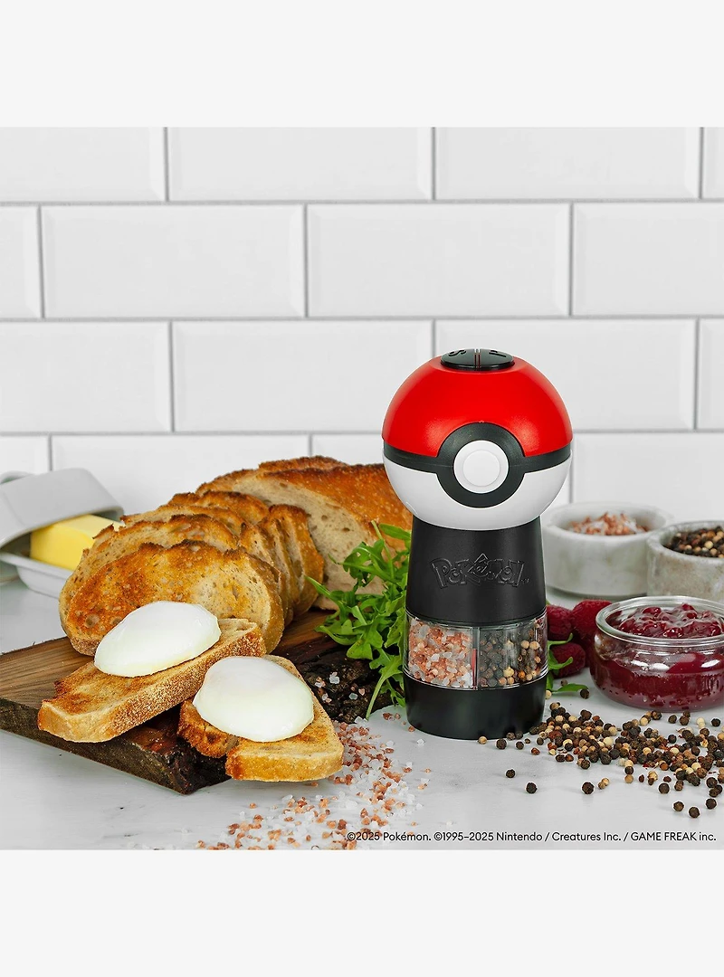 Pokémon Poké Ball Figural Electric Salt & Pepper Grinder