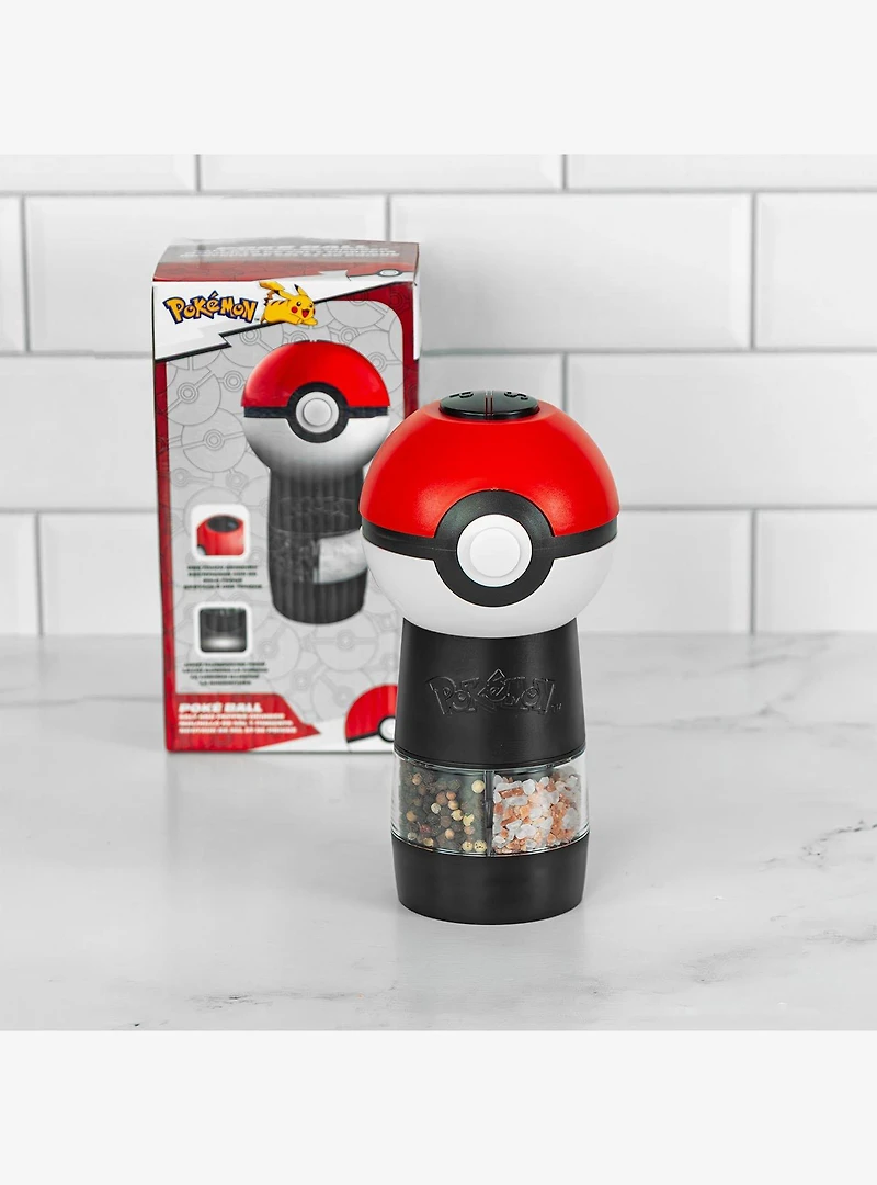 Pokémon Poké Ball Figural Electric Salt & Pepper Grinder