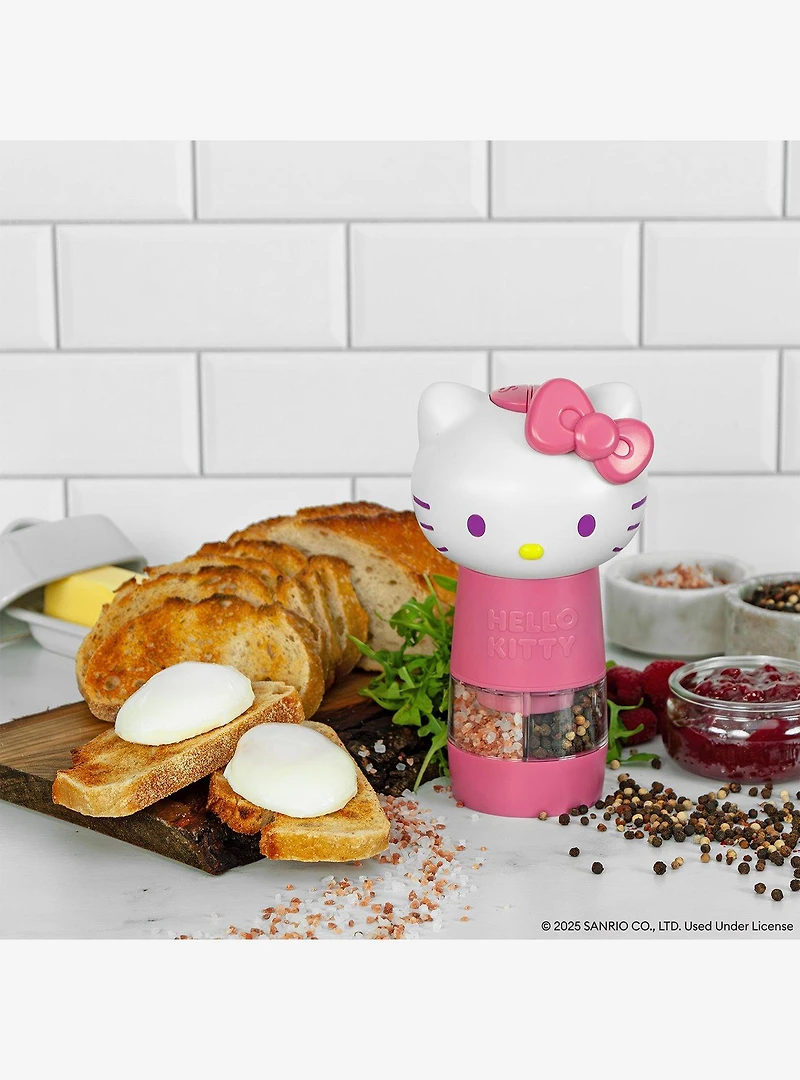 Sanrio Hello Kitty Figural Electric Salt & Pepper Grinder