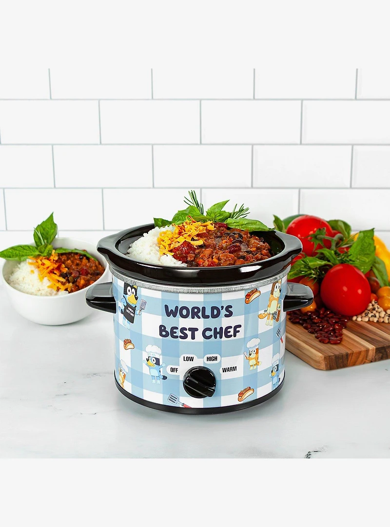 Bluey World's Best Chef Two Quart Slow Cooker