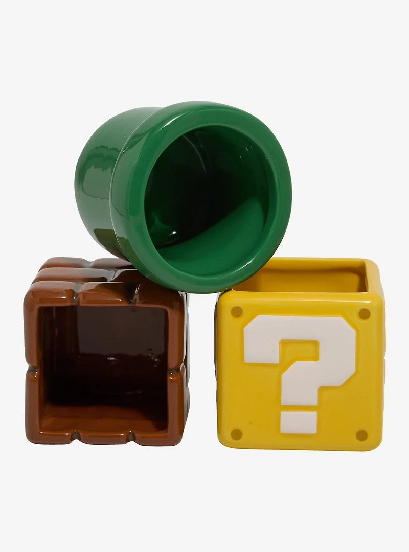 Nintendo Super Mario Bros. Icons Mini Bowl Set