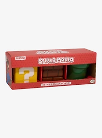 Nintendo Super Mario Bros. Icons Mini Bowl Set