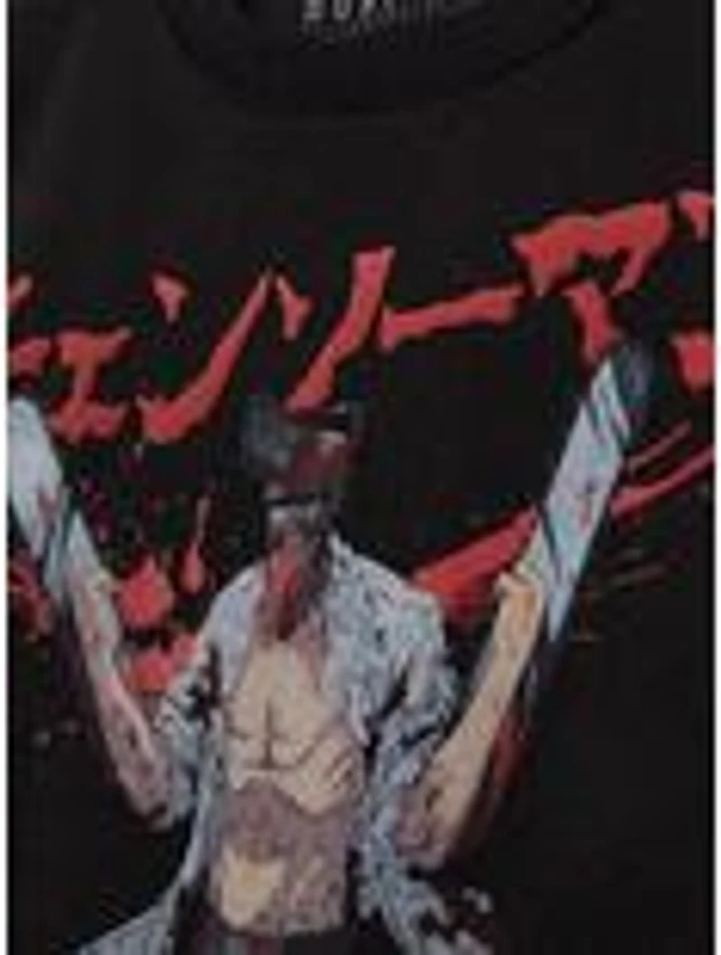 Chainsaw Man Denji Splatter Portrait Crewneck - BoxLunch Exclusive