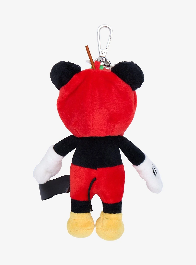 Disney Mickey Mouse Apple Hat Plush Keychain - BoxLunch Exclusive
