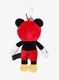 Disney Mickey Mouse Apple Hat Plush Keychain - BoxLunch Exclusive