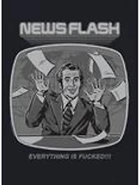 Steven Rhodes Newsflash Black T-Shirt