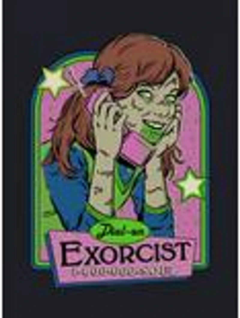 Steven Rhodes Dial An Exorcist Black T-Shirt