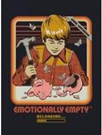 Steven Rhodes Emotionally Empty Black T-Shirt