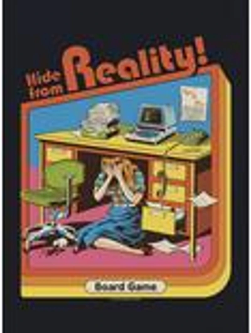 Steven Rhodes Hide From Reality Black T-Shirt