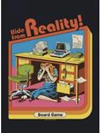 Steven Rhodes Hide From Reality Black T-Shirt