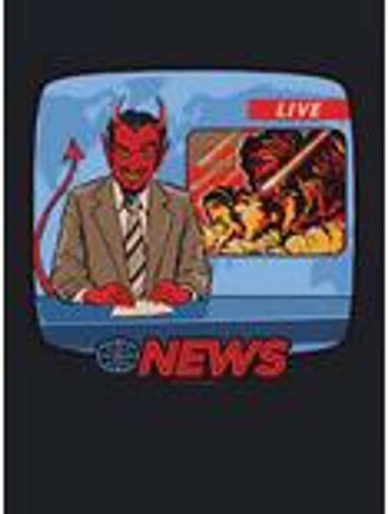 Steven Rhodes Breaking News Black T-Shirt