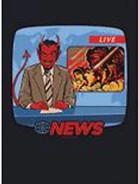 Steven Rhodes Breaking News Black T-Shirt