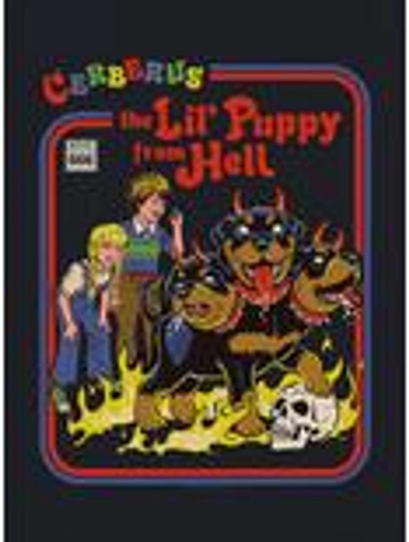 Steven Rhodes Cerberus Puppy Black T-Shirt