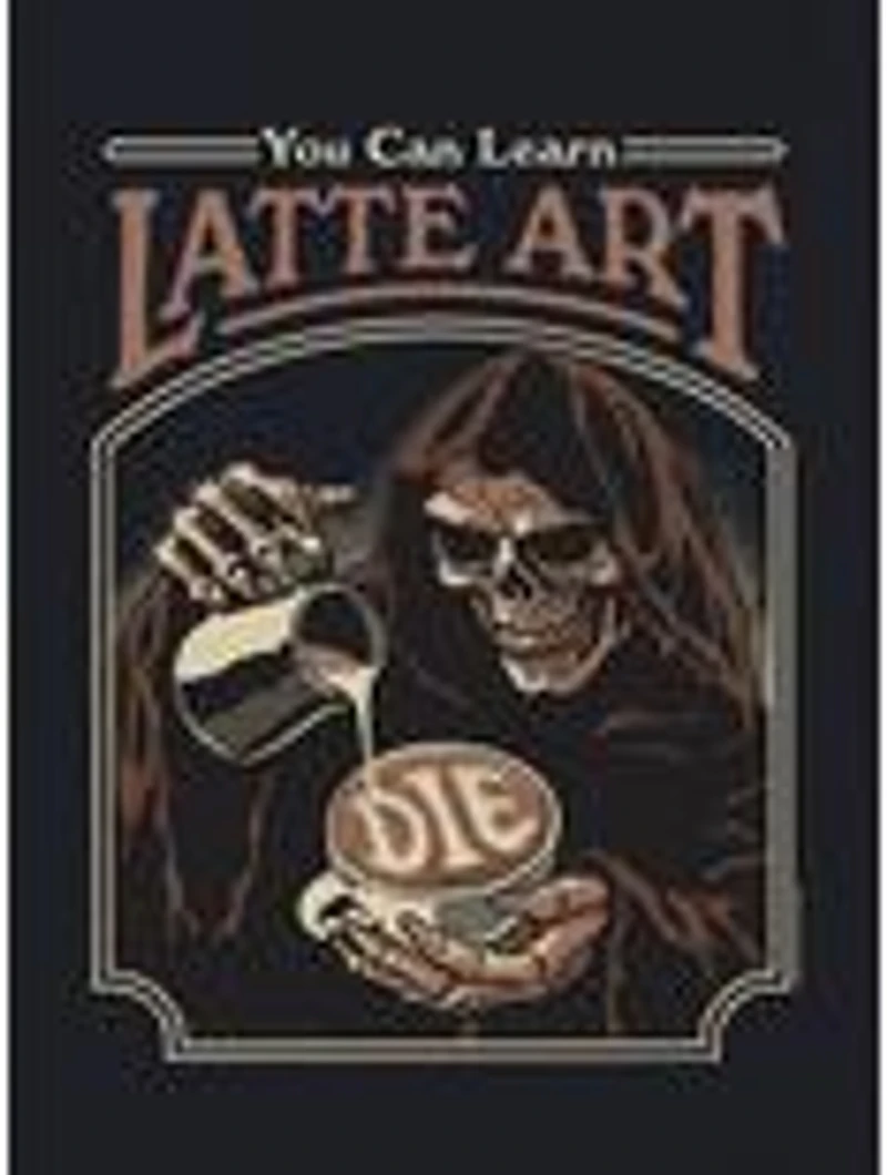 Steven Rhodes Latte Art Black T-Shirt