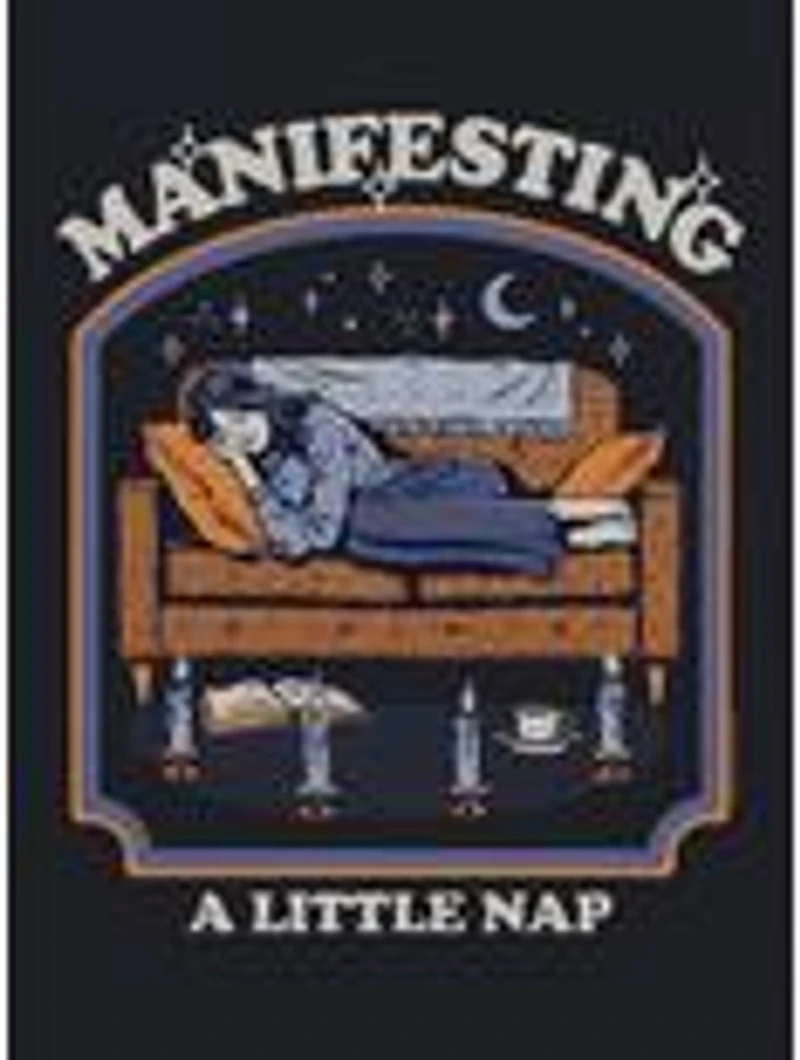 Steven Rhodes Manifesting A Nap Black T-Shirt