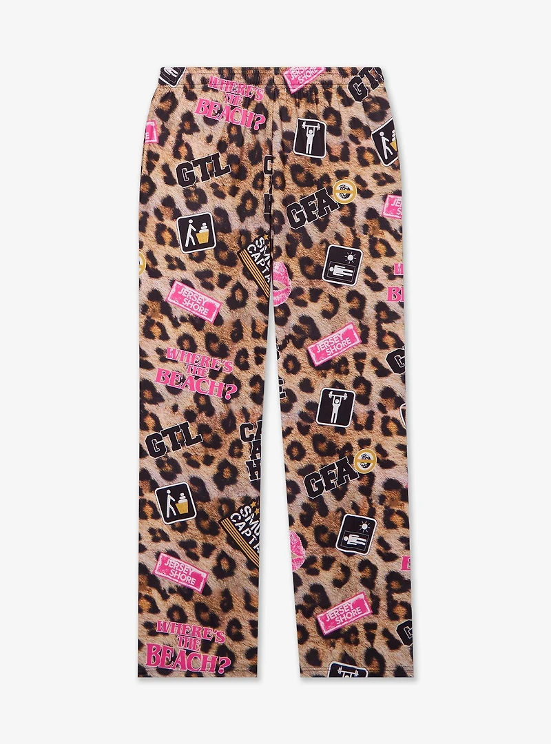 Jersey Shore Leopard Print Icons Sleep Pants - BoxLunch Exclusive