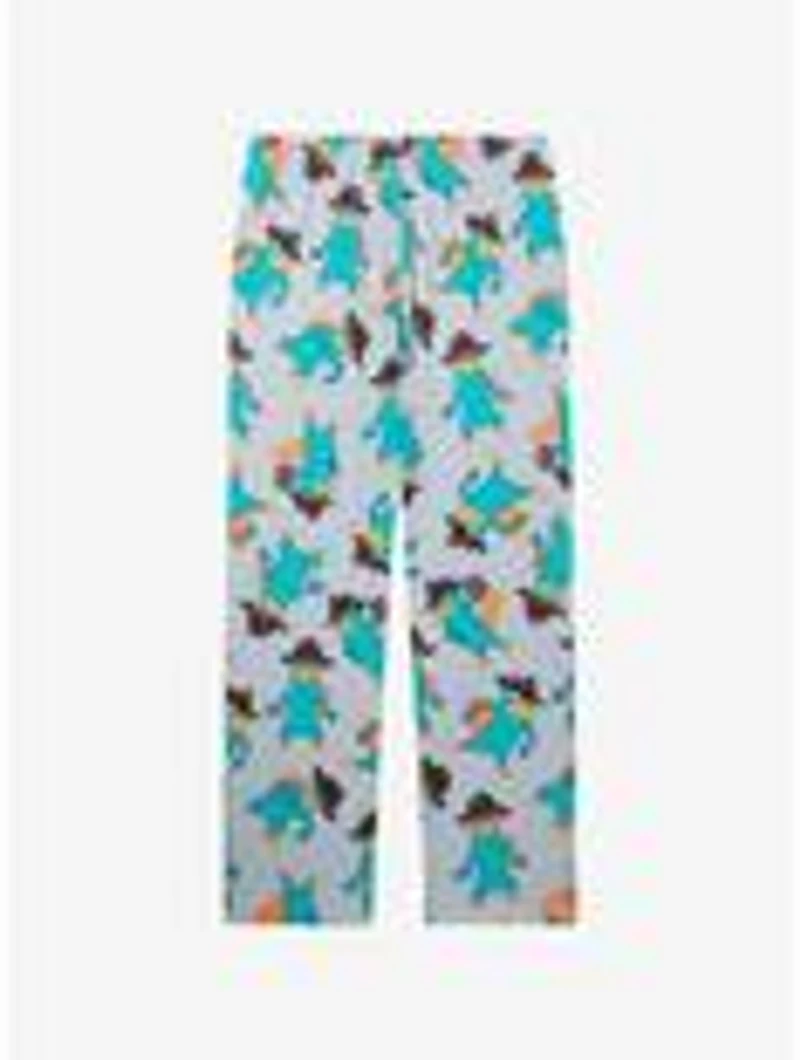 Disney Phineas and Ferb Perry the Platypus Allover Print Sleep Pants