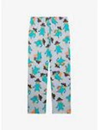 Disney Phineas and Ferb Perry the Platypus Allover Print Sleep Pants