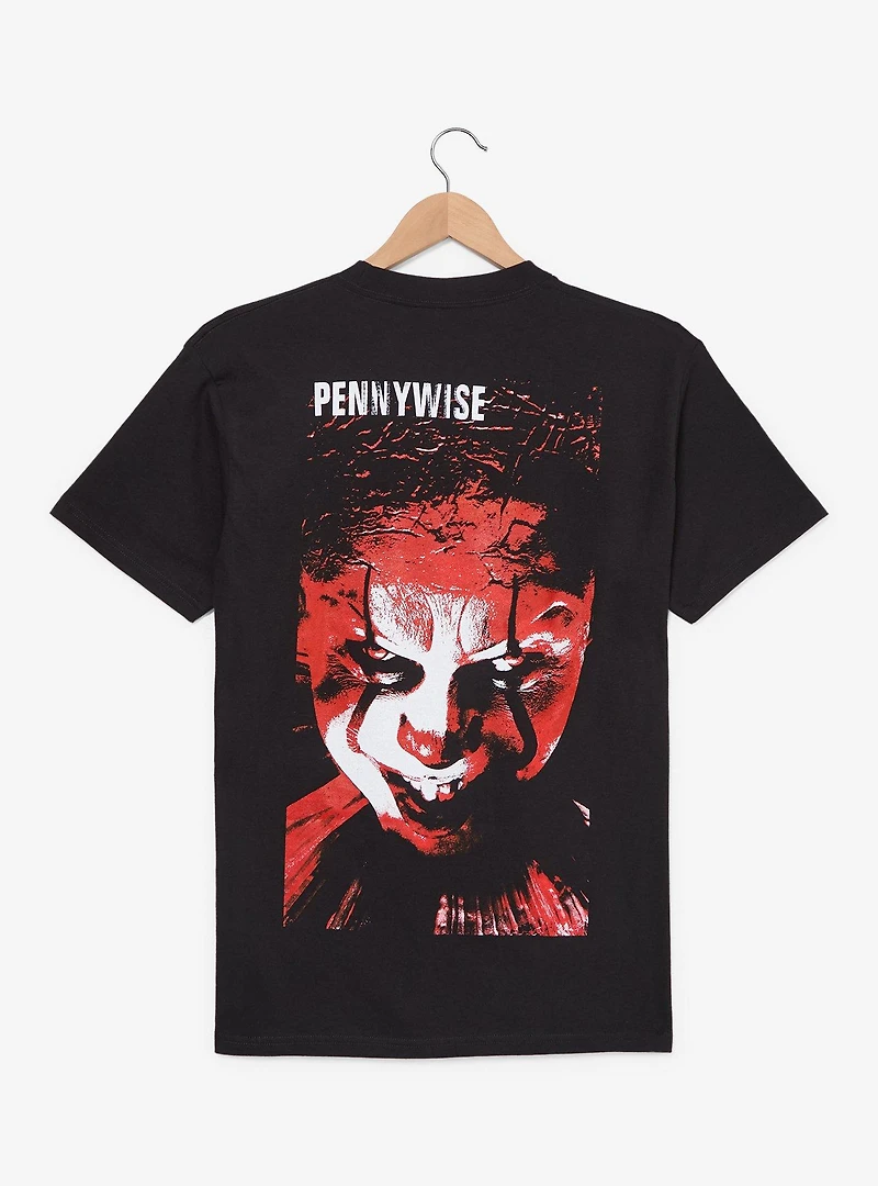 IT Pennywise Tonal Portrait T-Shirt - BoxLunch Exclusive