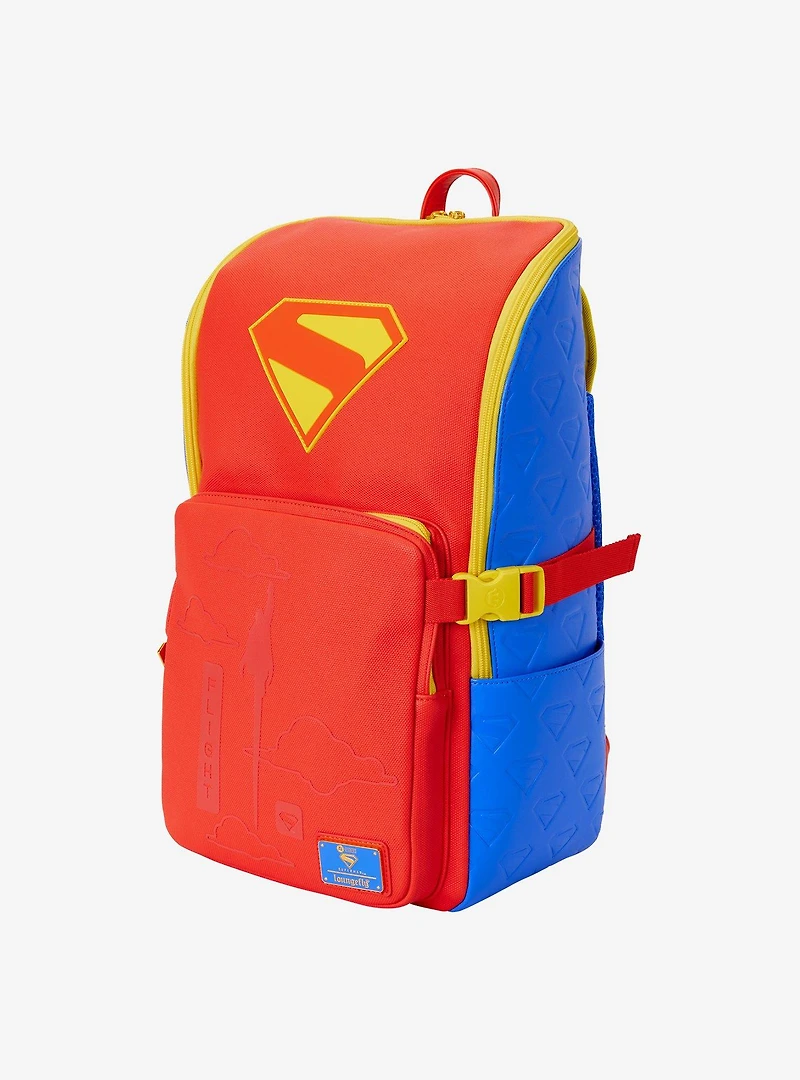 Loungefly DC Comics Superman Colorblock Full-Size Backpack