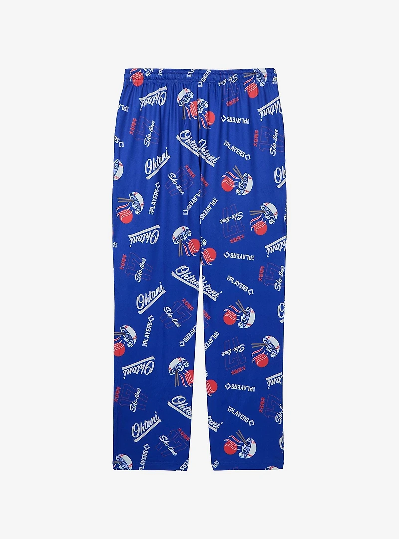 MLB Los Angeles Dodgers Shohei Ohtani Allover Print Sleep Pants — BoxLunch Exclusive
