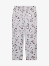 Disney Beauty and the Beast Belle & Friends Allover Print Plus Sleep Pants - BoxLunch Exclusive