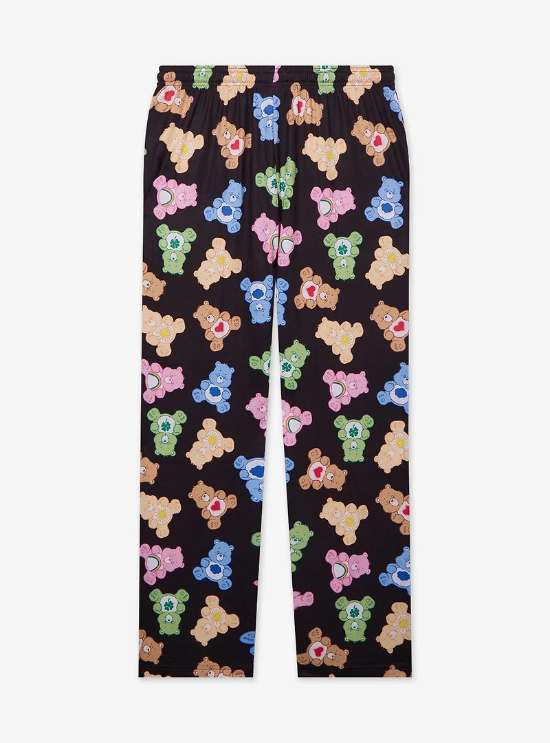 Care Bears Allover Print Black Sleep Pants