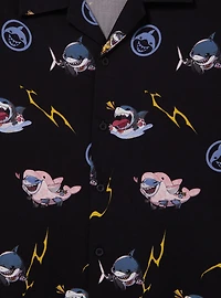 Marvel Rivals Jeff the Land Shark Allover Print Woven Button-Up - BoxLunch Exclusive