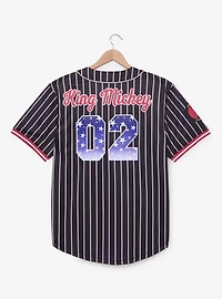 Disney Kingdom Hearts King Mickey Striped Baseball Jersey - BoxLunch Exclusive