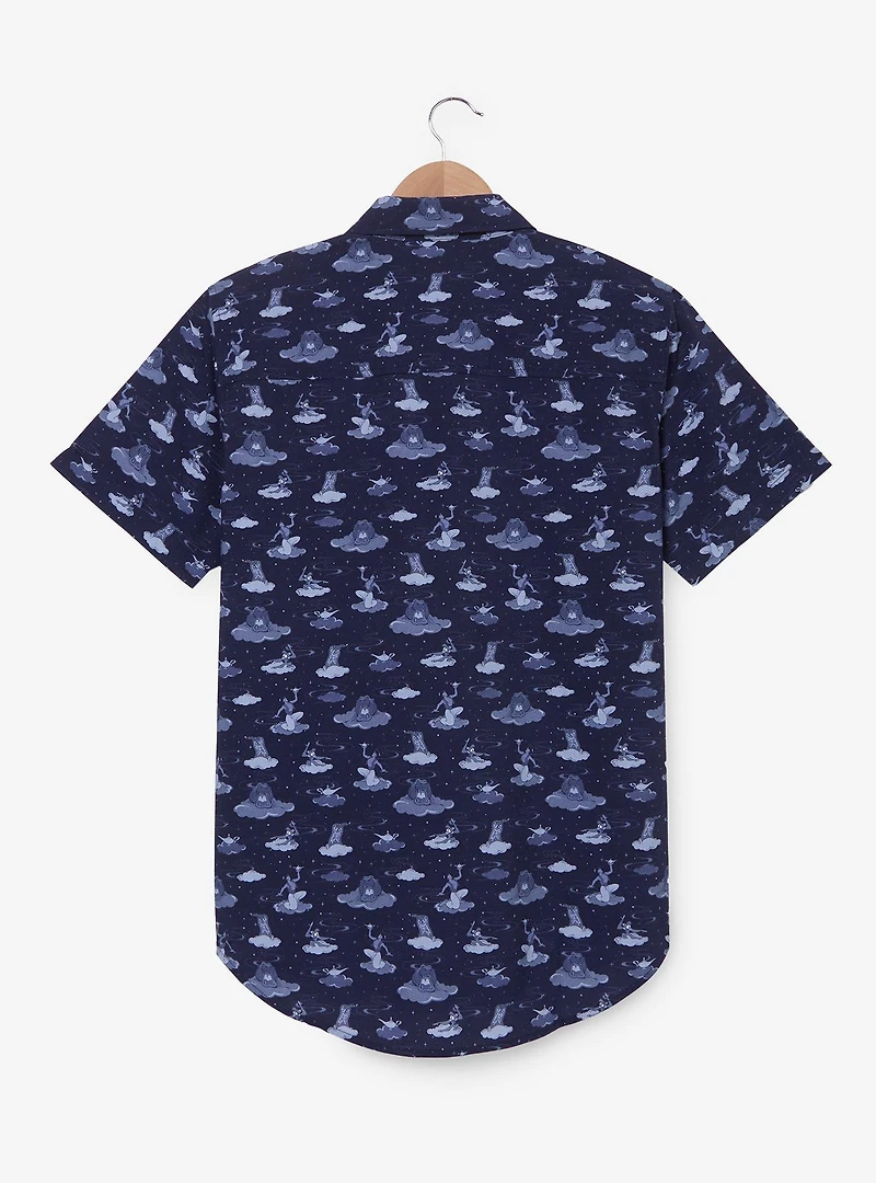 Disney Aladdin Cave of Wonders Allover Print Woven Button-Up - BoxLunch Exclusive