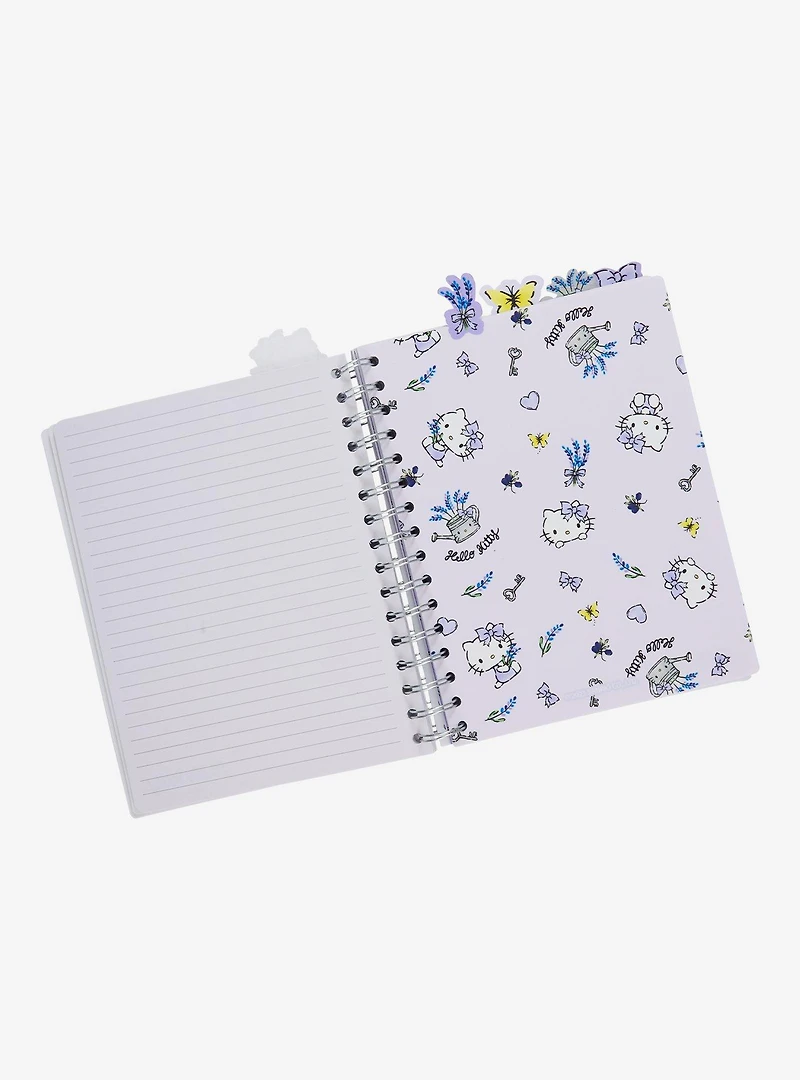 Sanrio Hello Kitty Lavender Basket Figural Tab Journal - BoxLunch Exclusive