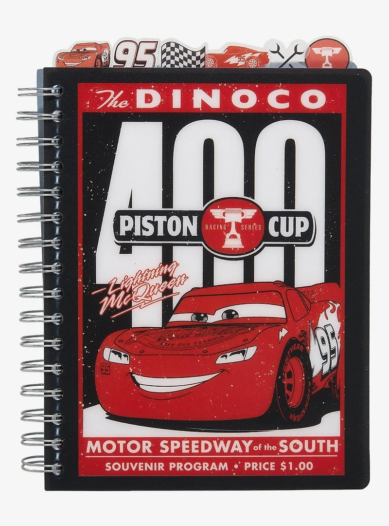 Disney Pixar Cars Lightning McQueen Figural Tab Journal - BoxLunch Exclusive