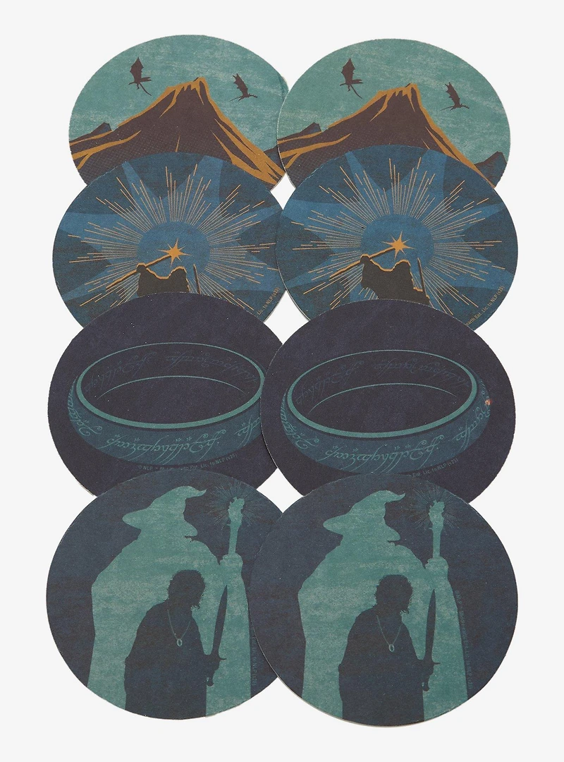 The Lord of The Rings Icons Coaster Set - BoxLunch Exclusive
